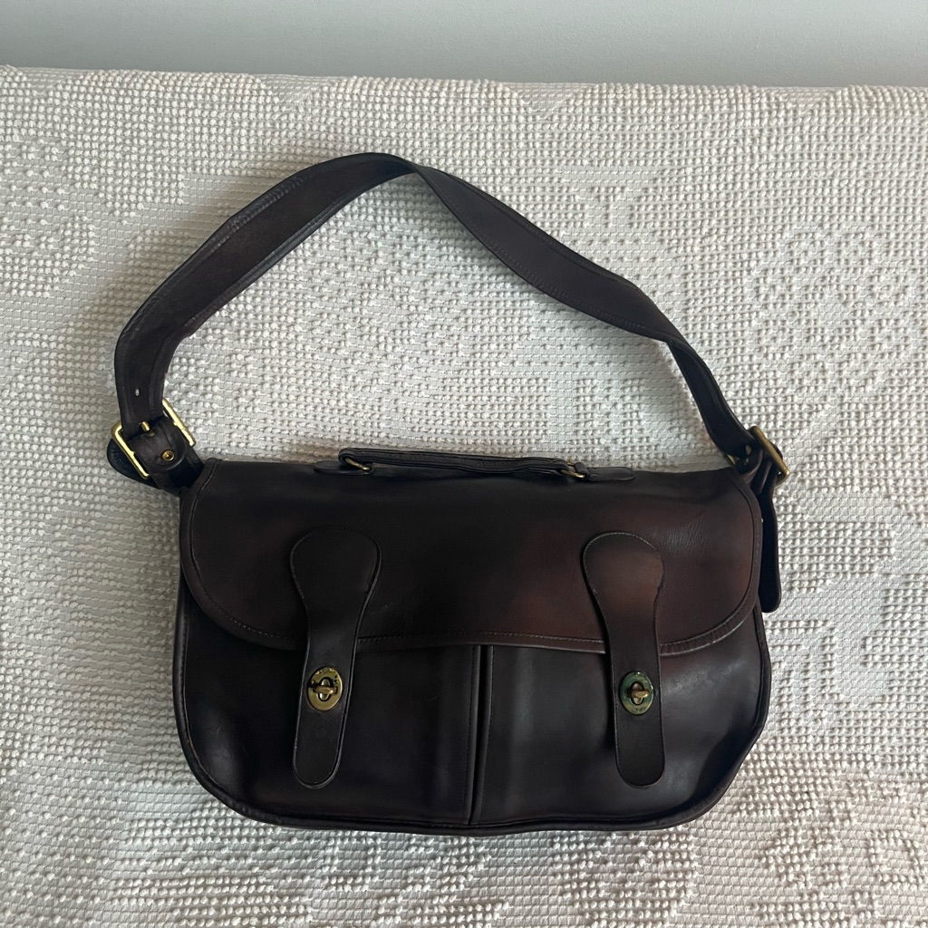 Vintage Coach Musette Leather Messanger Bag Briefcase